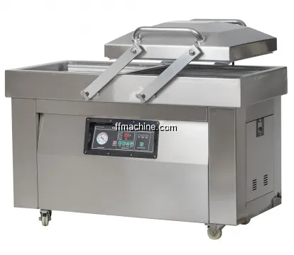 commercial vacuum sealer for food double chamber mobile vacuum packaging machine