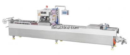 film wrapping on both side vacuum forming sealing machine continuous vacuum packing machine