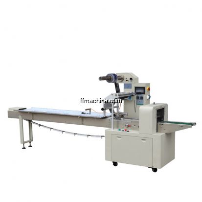 flow wrap packing machine for packing fruits in boxes