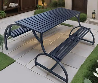 可变形折叠长椅庭院桌子